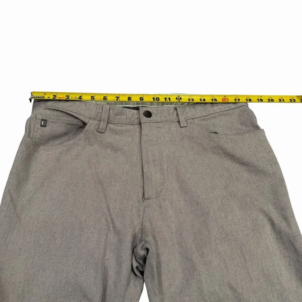Link Soul Jeans Mens Golf Pants 36 Regular Straight Gray Denim Casual LS676 - Picture 10 of 11